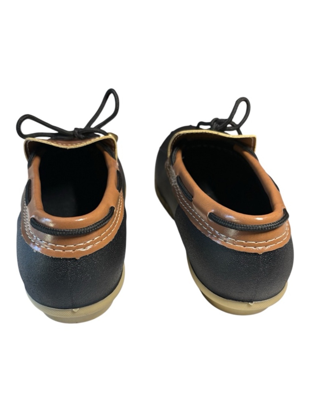 Waterproof Loafer Duck Shoes. Size 6. Black and brown. - Picture 4 of 11